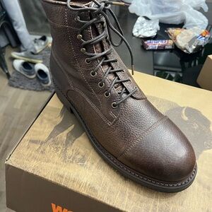 Patagonia Men's Dark Brown Leather Boots